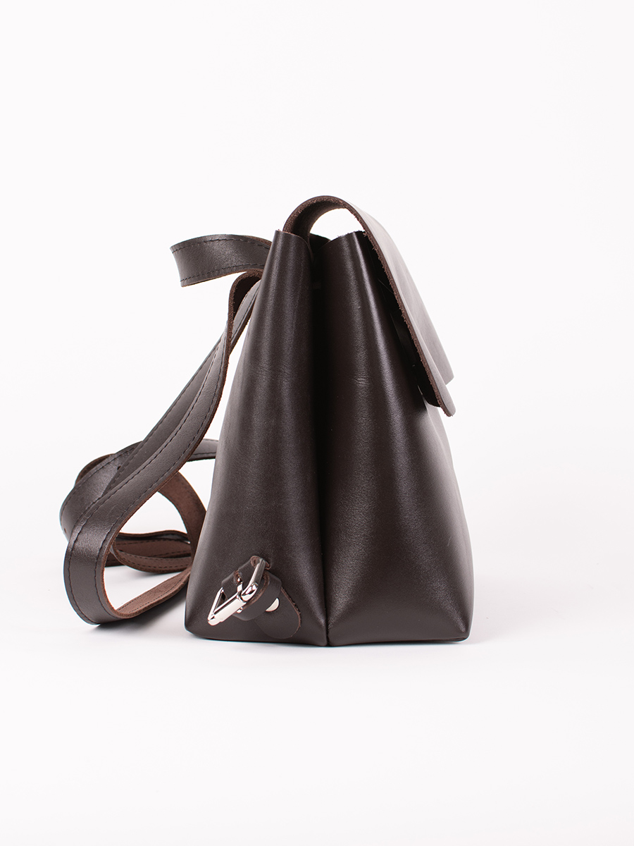 Женский рюкзак из натуральной кожи коричневый B0012