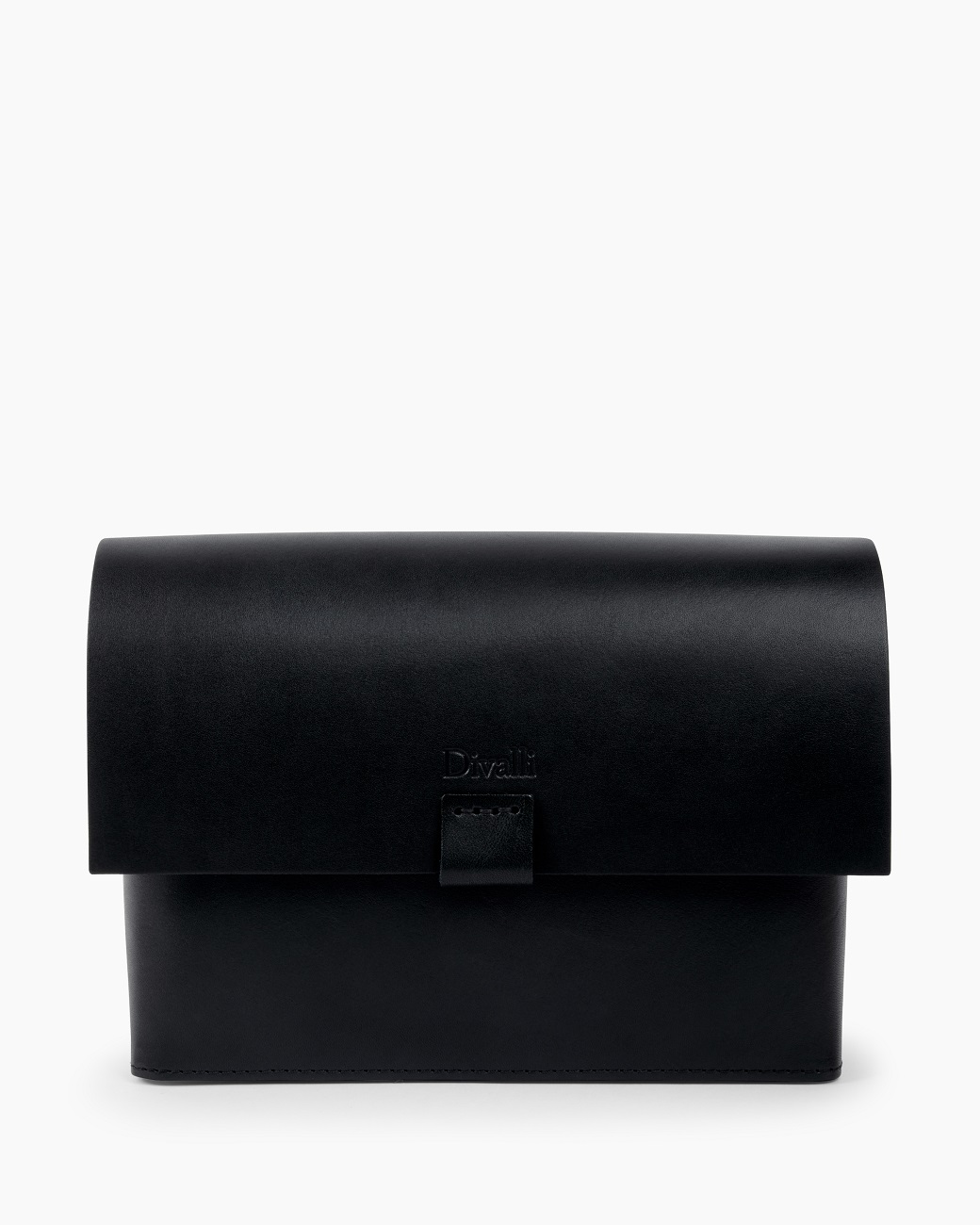 Кожаная женская сумка через плечо черная A0051