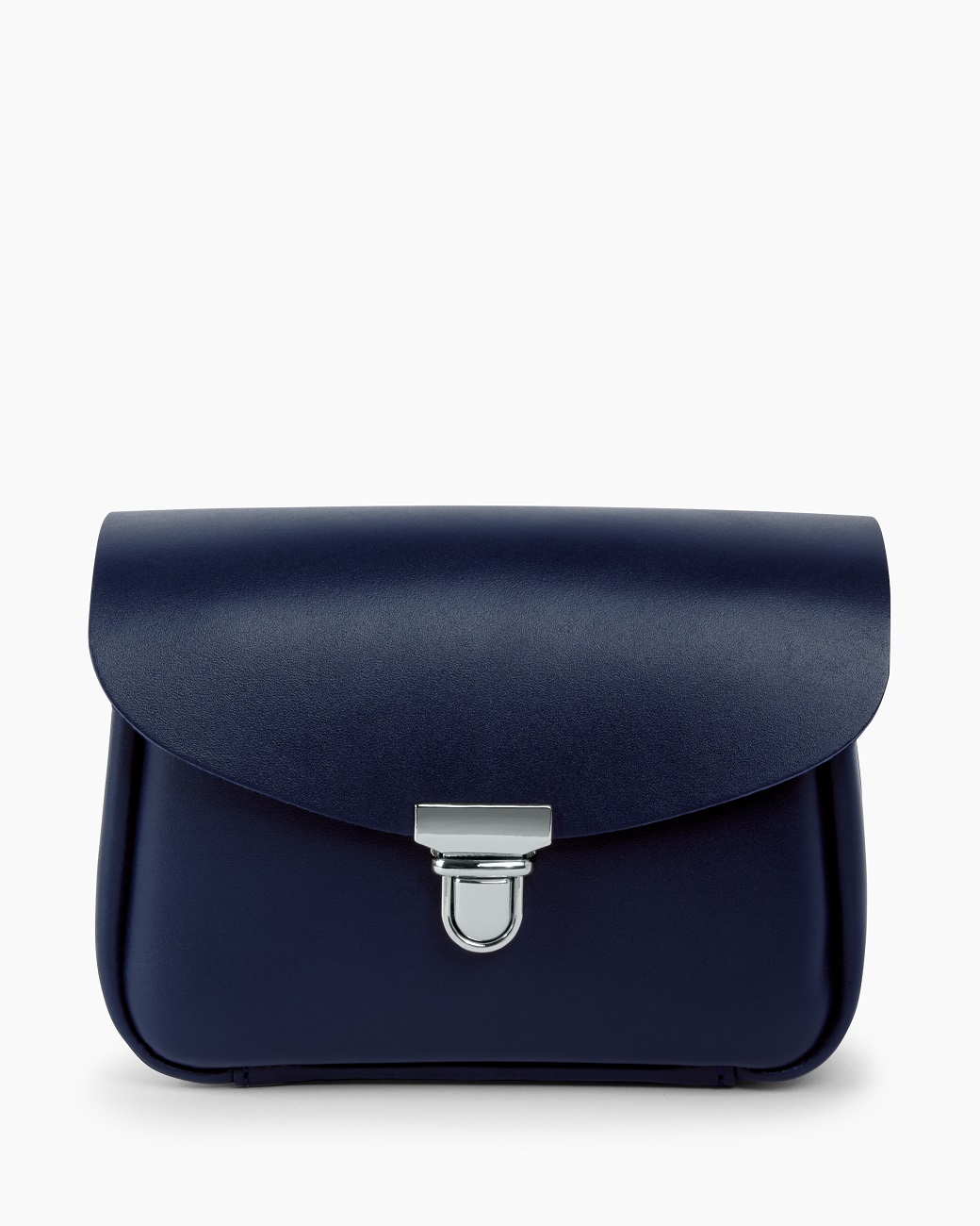 Женская поясная сумка из натуральной кожи синяя A001 sapphire mini