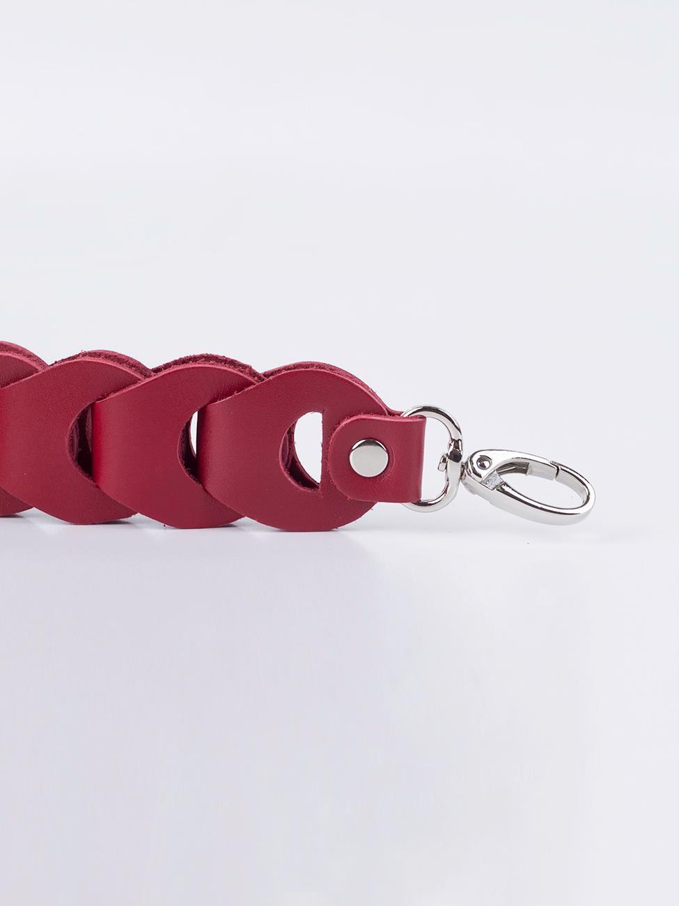 Плечевой ремень для сумки красный T001 ruby