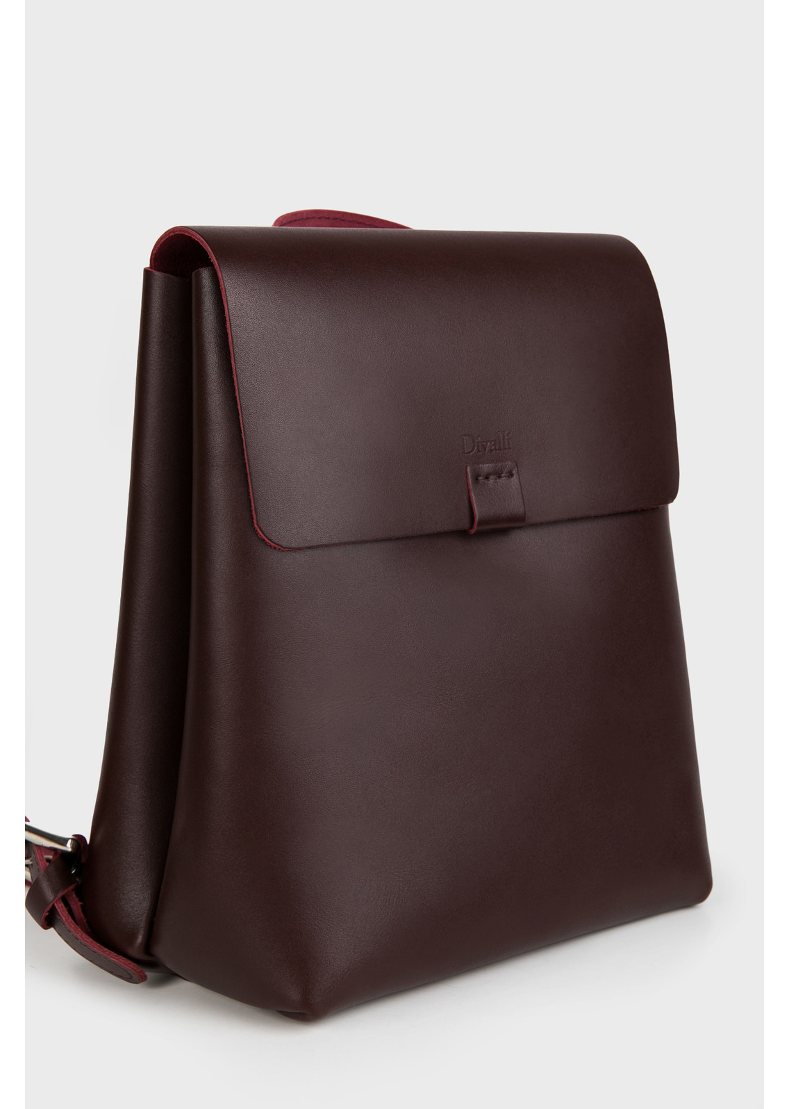 Женский рюкзак из натуральной кожи бордовый B003 burgundy